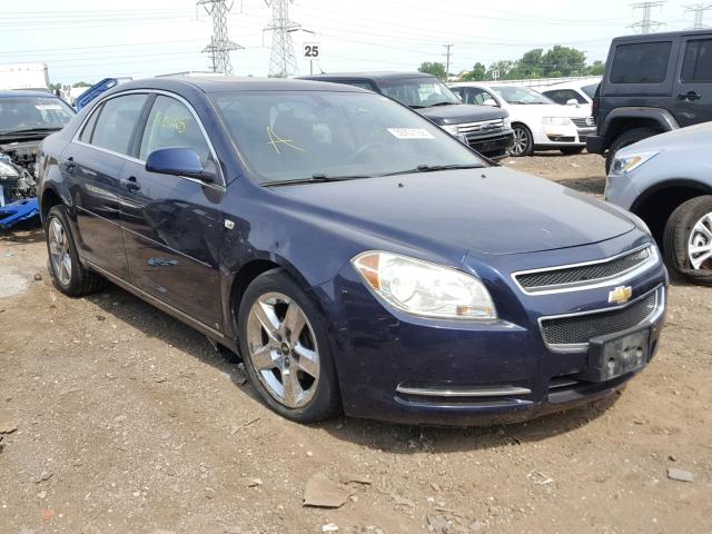 1G1ZH57B484216046 - 2008 CHEVROLET MALIBU 1LT BLUE photo 1
