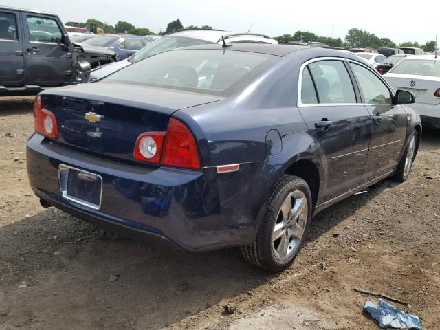 1G1ZH57B484216046 - 2008 CHEVROLET MALIBU 1LT BLUE photo 4