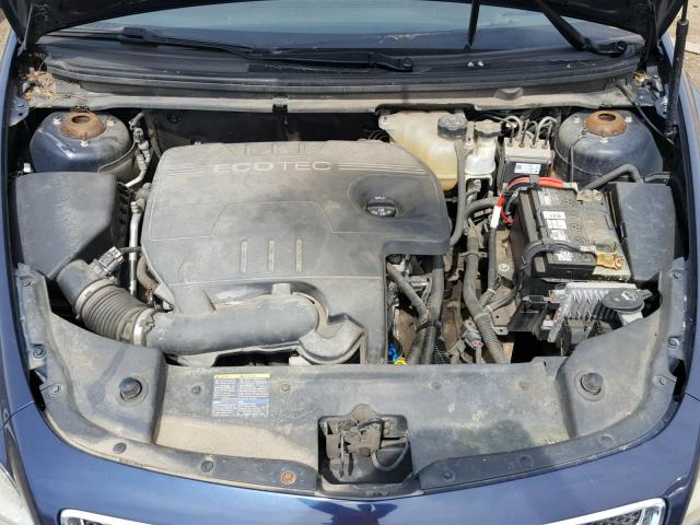 1G1ZH57B484216046 - 2008 CHEVROLET MALIBU 1LT BLUE photo 7