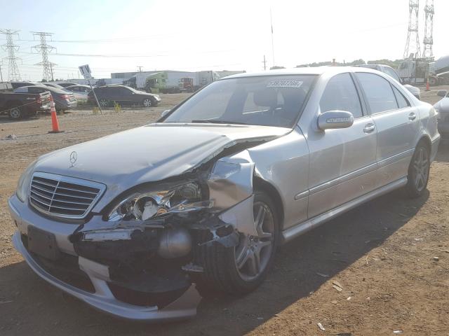 WDBNG75J16A471720 - 2006 MERCEDES-BENZ S 500 SILVER photo 2