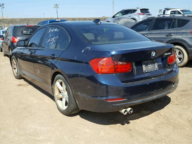 WBA3A5C52DF357498 - 2013 BMW 328 I BLUE photo 3