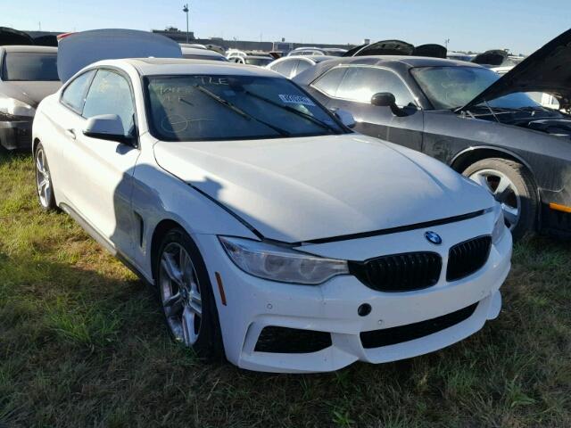 WBA3N3C56FK234712 - 2015 BMW 428 I WHITE photo 1