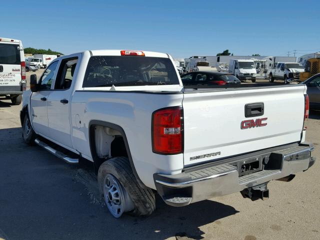 1GT12REG2HF101154 - 2017 GMC SIERRA K25 WHITE photo 3