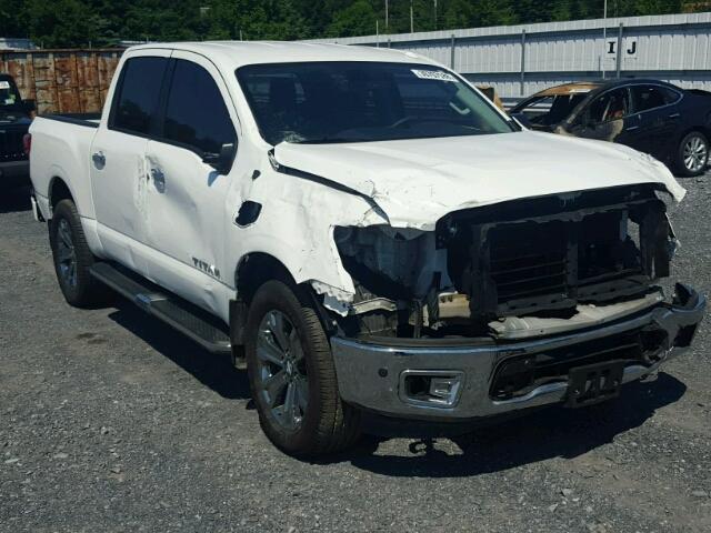 1N6AA1E55HN559079 - 2017 NISSAN TITAN SV WHITE photo 1