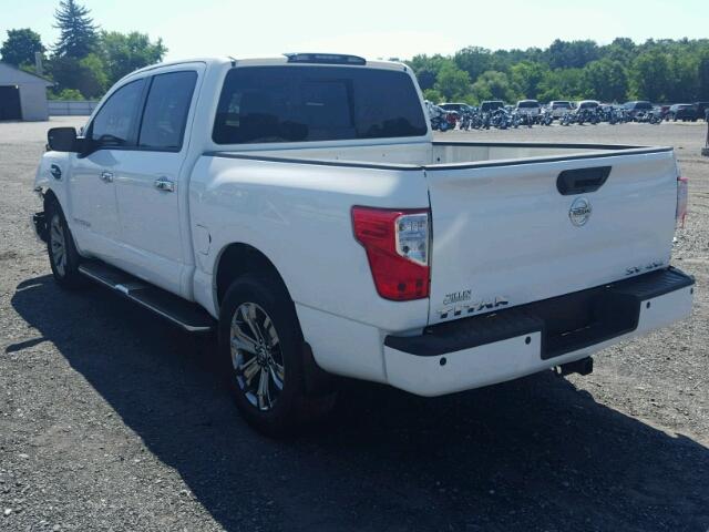 1N6AA1E55HN559079 - 2017 NISSAN TITAN SV WHITE photo 3