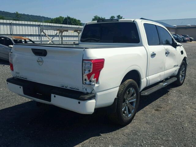 1N6AA1E55HN559079 - 2017 NISSAN TITAN SV WHITE photo 4