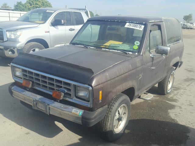 1FMCU14SXEUC37027 - 1984 FORD BRONCO II BROWN photo 2