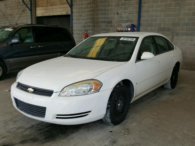 2G1WS581369372647 - 2006 CHEVROLET IMPALA POL WHITE photo 2