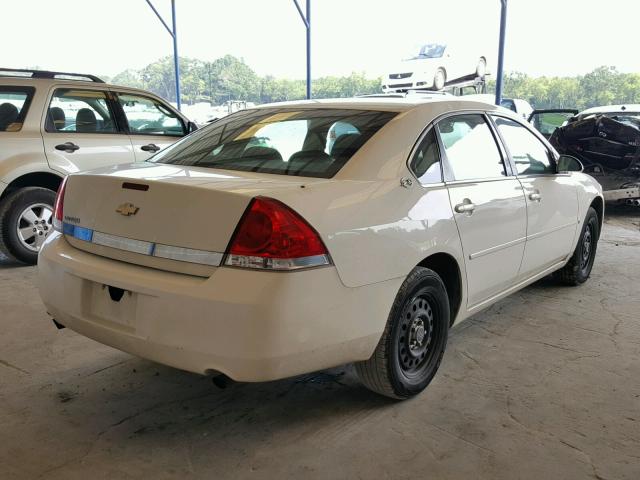 2G1WS581369372647 - 2006 CHEVROLET IMPALA POL WHITE photo 4