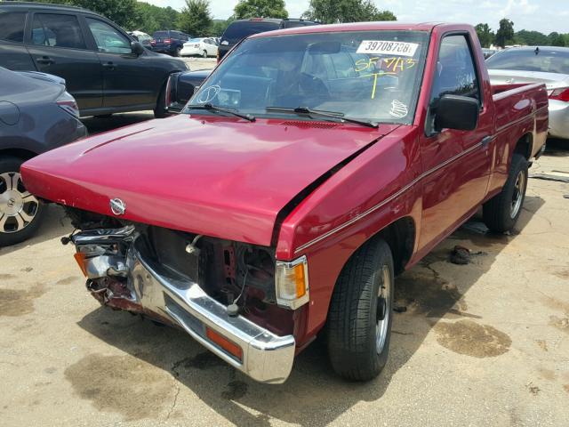 1N6SD11S0PC338183 - 1993 NISSAN TRUCK SHOR RED photo 2