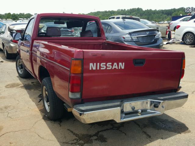 1N6SD11S0PC338183 - 1993 NISSAN TRUCK SHOR RED photo 3