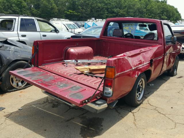 1N6SD11S0PC338183 - 1993 NISSAN TRUCK SHOR RED photo 4
