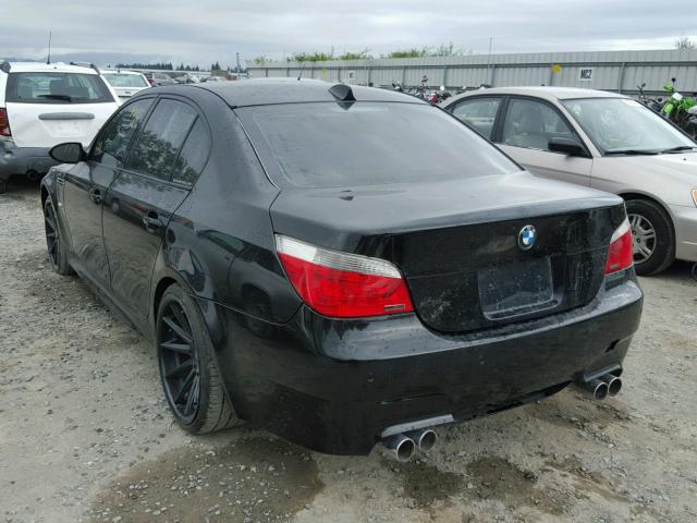 WBSNB93546CX06125 - 2006 BMW M5 BLACK photo 3