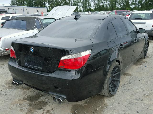 WBSNB93546CX06125 - 2006 BMW M5 BLACK photo 4