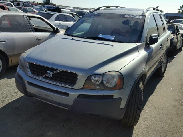 YV1CZ59H641100753 - 2004 VOLVO XC90 GREEN photo 2