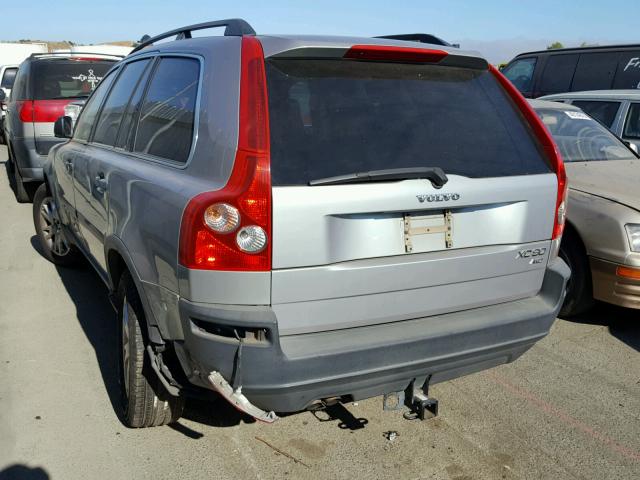 YV1CZ59H641100753 - 2004 VOLVO XC90 GREEN photo 3