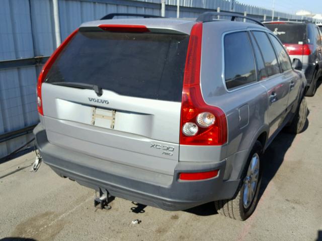 YV1CZ59H641100753 - 2004 VOLVO XC90 GREEN photo 4