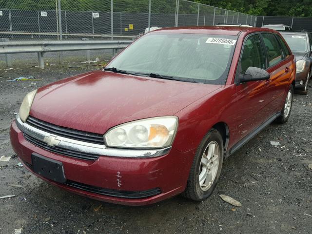 1G1ZT64854F229478 - 2004 CHEVROLET MALIBU MAX RED photo 2