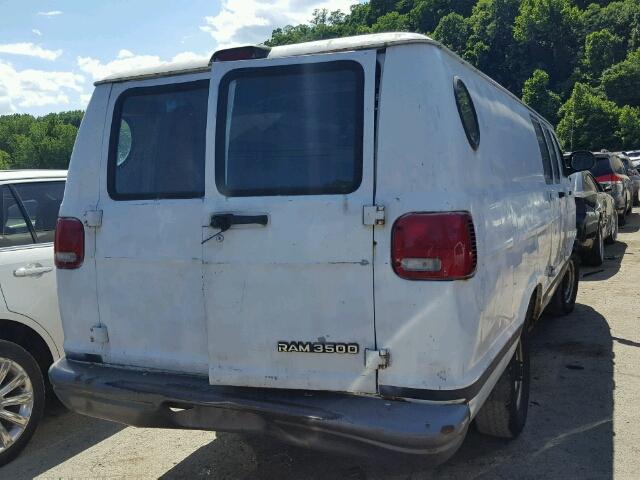 2D7LB31ZX3K513285 - 2003 DODGE RAM VAN B3 WHITE photo 4