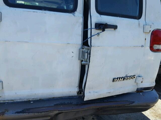 2D7LB31ZX3K513285 - 2003 DODGE RAM VAN B3 WHITE photo 9