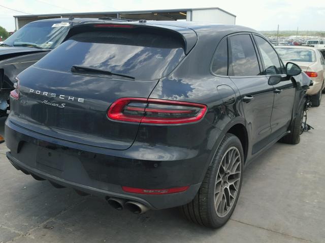 WP1AB2A58FLB69127 - 2015 PORSCHE MACAN S BLACK photo 4