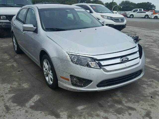 3FAHP0HA8CR285231 - 2012 FORD FUSION SE SILVER photo 1