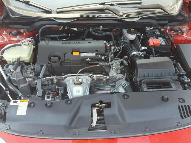 2HGFC2F71HH518824 - 2017 HONDA CIVIC EX RED photo 7