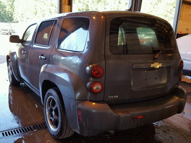 3GNCA13D88S721340 - 2008 CHEVROLET HHR LS GRAY photo 3