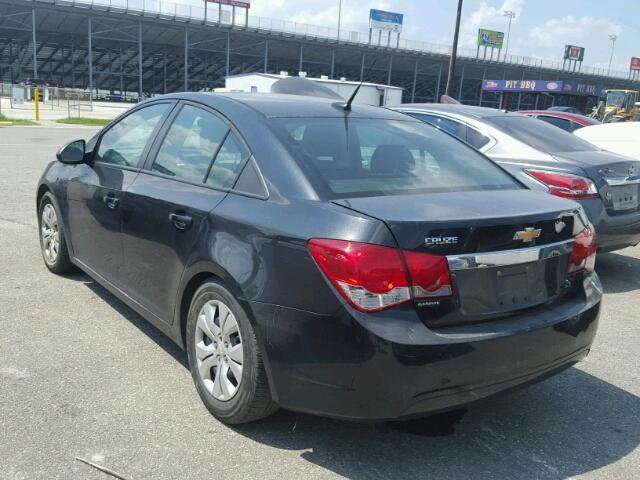 1G1PA5SH9E7207926 - 2014 CHEVROLET CRUZE LS BLACK photo 3