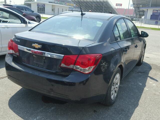 1G1PA5SH9E7207926 - 2014 CHEVROLET CRUZE LS BLACK photo 4