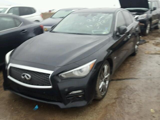 JN1EV7AP6GM302782 - 2016 INFINITI Q50 BLACK photo 2