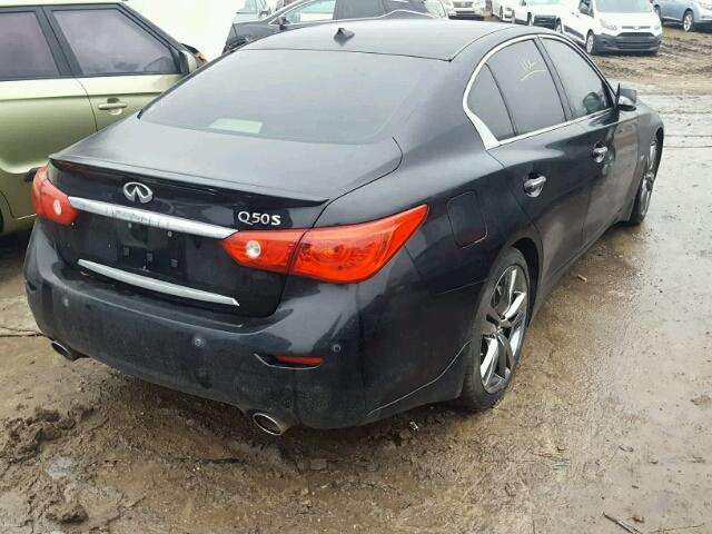 JN1EV7AP6GM302782 - 2016 INFINITI Q50 BLACK photo 4