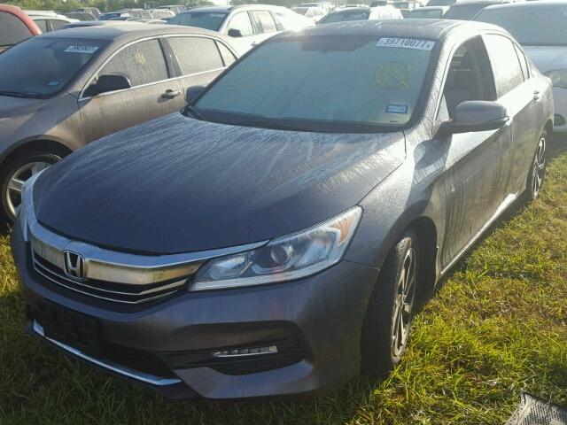 1HGCR2F86GA062262 - 2016 HONDA ACCORD EXL GRAY photo 2