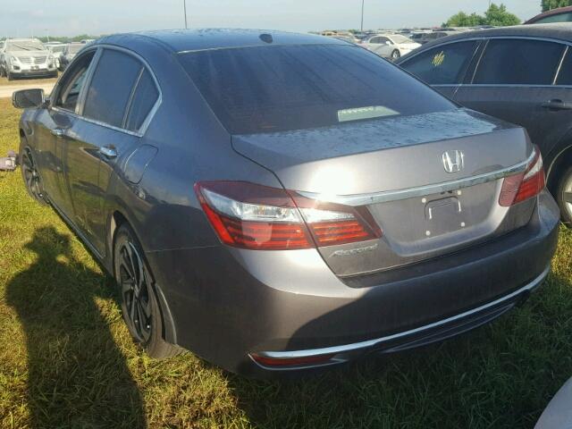 1HGCR2F86GA062262 - 2016 HONDA ACCORD EXL GRAY photo 3