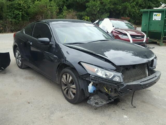 1HGCS1B3XCA022589 - 2012 HONDA ACCORD LX BLACK photo 1