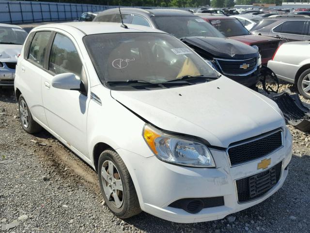 KL1TD6DEXAB111937 - 2010 CHEVROLET AVEO LS WHITE photo 1