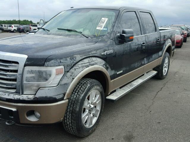 1FTFW1ET4DFB06584 - 2013 FORD F150 SUPER BLACK photo 2