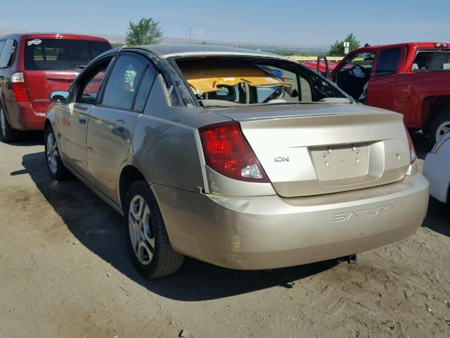 1G8AJ55F87Z120298 - 2007 SATURN ION LEVEL GOLD photo 3