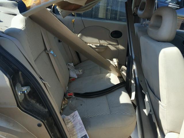 1G8AJ55F87Z120298 - 2007 SATURN ION LEVEL GOLD photo 6