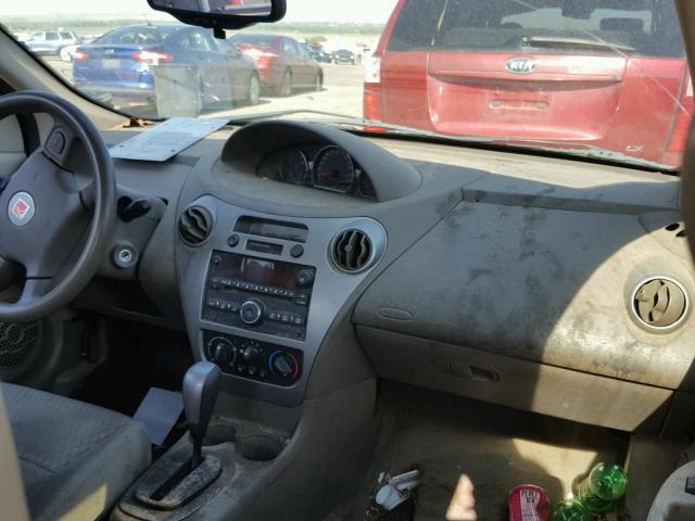 1G8AJ55F87Z120298 - 2007 SATURN ION LEVEL GOLD photo 9