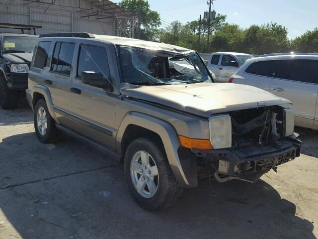 1J8HH48N46C248481 - 2006 JEEP COMMANDER GOLD photo 1