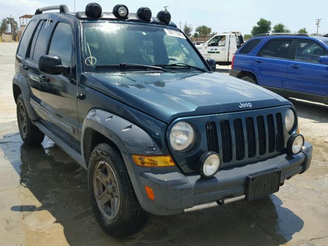 1J4GL38K95W682713 - 2005 JEEP LIBERTY RE GREEN photo 1