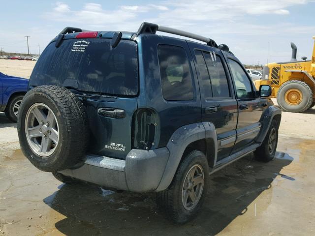 1J4GL38K95W682713 - 2005 JEEP LIBERTY RE GREEN photo 4