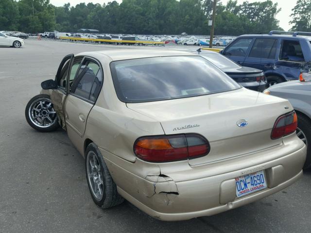 1G1ND52J92M607743 - 2002 CHEVROLET MALIBU GOLD photo 3