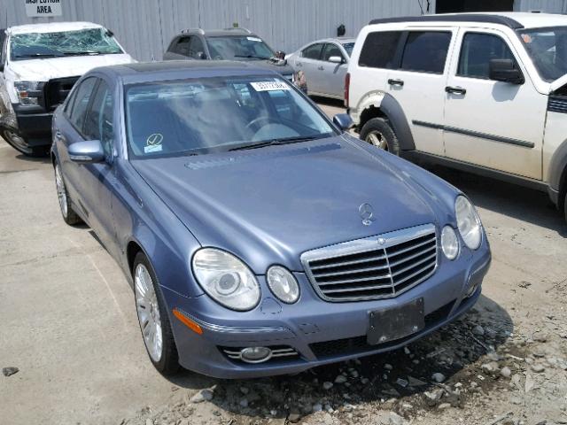 WDBUF87X27B147502 - 2007 MERCEDES-BENZ E 350 4MAT BLUE photo 1