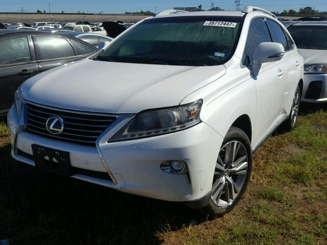 2T2ZK1BA8FC184417 - 2015 LEXUS RX WHITE photo 2