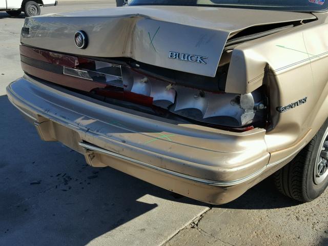 1G4AG55N6P6435982 - 1993 BUICK CENTURY SP GOLD photo 9