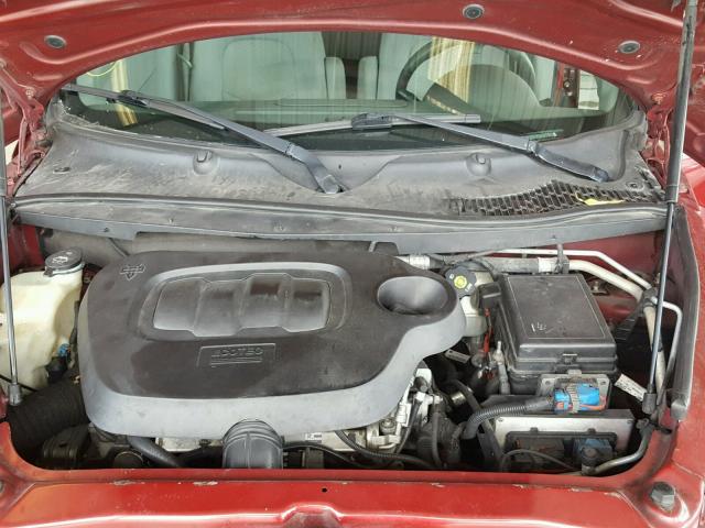 3GNDA13D16S642304 - 2006 CHEVROLET HHR LS BURGUNDY photo 7