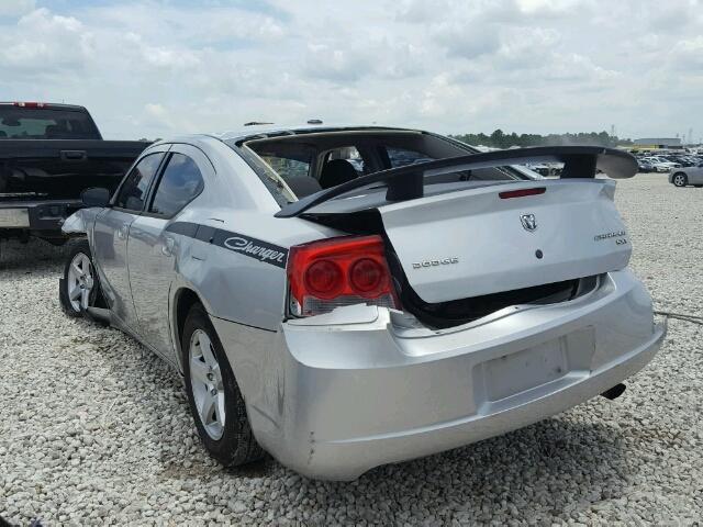 2B3KA33V69H544494 - 2009 DODGE CHARGER SX SILVER photo 3