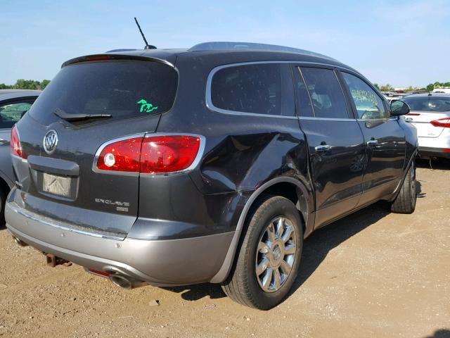 5GAKVBED1BJ269933 - 2011 BUICK ENCLAVE CX GRAY photo 4